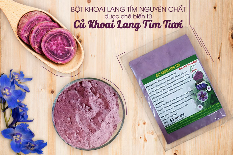 Bán bột khoai lang tím nguyên chất